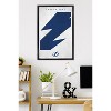Trends International NHL Tampa Bay Lightning - Logo 25 Framed Wall Poster Prints - 2 of 4