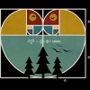 Men's Design By Humans Fibonacci's Nature Love By Maryedenoa Tank Top - 2 of 2
