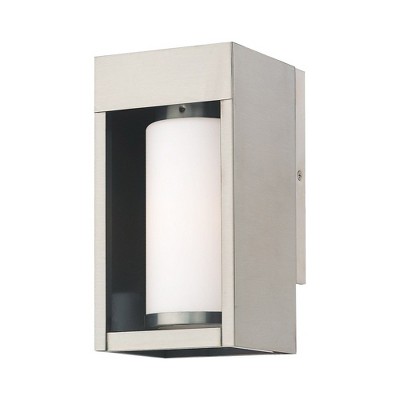 Livex Lighting Bleecker 1 - Light Wall Light in  Brushed Nickel