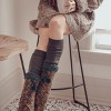 MUK LUKS Women's 3 Pair Pack Knee High Socks - 4 of 4
