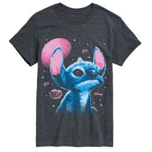 Men's - Lilo and Stitch - Stitch Space Oversized Short Sleeve Graphic T-Shirt - 1 of 4