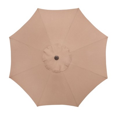 BrylaneHome 71/2’ Tilt-And-Crank Umbrella