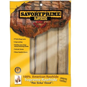 Savory Prime Large Adult Rawhide Bone Beef 10 in L 4 pk - 1 of 1