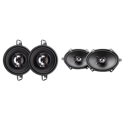 MB Quart Discus DK2-168 6x8 Inch Coax Speakers with DK2-108 3.5 Inch Coax Speakers
