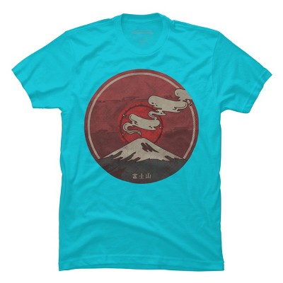 Men's Design By Humans Fuji By againstbound T-Shirt