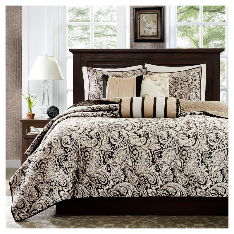 6pc Charlotte Quilted Coverlet Set, 3 of 8