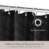 LunaLulinlk Black Extra Long Shower Curtains - 2 of 4