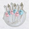 Big Dot of Happiness Baby Gender Reveal - Team Boy or Girl Party Paper Napkin Holder - Napkin Rings - Set of 24 - 3 of 4