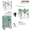EAGLE PEAK 4x4 Pop Up Canopy, Portable Privacy Changing Room Photoshoots - 2 of 4