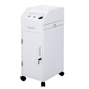 Karl Home Salon Trolley Storage Cart Beauty Hair Dryer Holder Black - 1 of 4