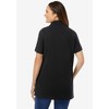 Woman Within Women's Plus Size Perfect Short-Sleeve Polo Shirt - 3 of 4