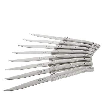 4/6/8p Steak Knife Set Stainless Steel Highly Polished Handles