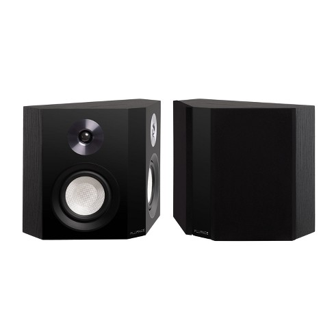 Fluance Reference High Performance 2-Way Bipolar Surround Speakers for Wide  Dispersion Surround Sound - Black Ash