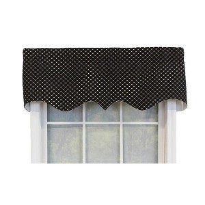 RLF Home Passat Regal High-Quality 3in Rod Pocket Window Valance, 50" x 17" - 1 of 4