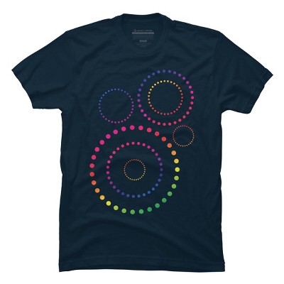 Adult Design By Humans Pride Inclusion Rainbow Circles By SpiritofWonderland T-Shirt