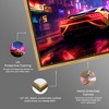 Notoriart City Night Drive Car Wall Art Framed - 4 of 4