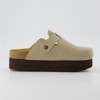 CUSHIONAIRE Women's Loom Cork Footbed Platform Clog – Comfortable Vegan Leather, Arch Support, All-Day Comfort, Wide Widths Available - 4 of 4