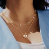 14K Gold Birthstone Heart Necklace - CZ Pendant Jewelry for Women, Birthday Gift - 4 of 4