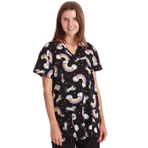 Just Love Women's Scrub Tops / Holiday Scrubs / Nursing Scrubs for Christmas - 1 of 3