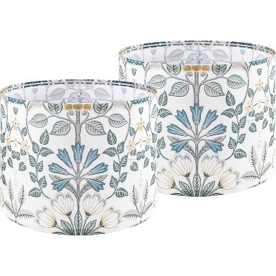 FENCY Printing Plants Drum Lamp Shade