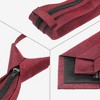 Elerevyo Men's Pre-Tied Texture Adjustable Zipper Neckties for Formal - 3 of 4