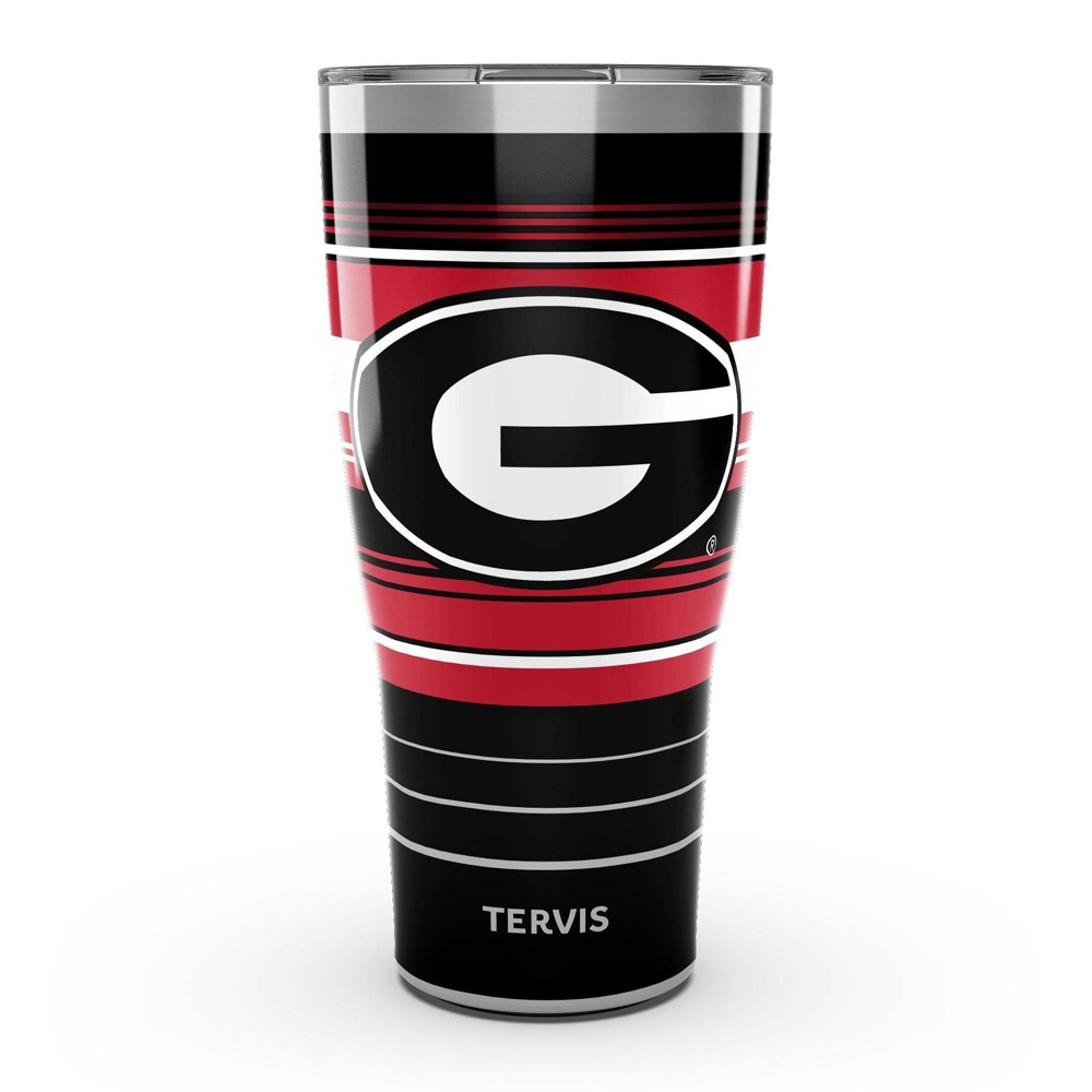 Photos - Glass NCAA Georgia Bulldogs 30oz Hype Stripes Stainless Steel Tumbler