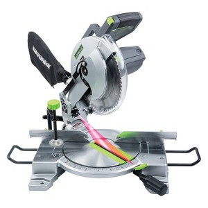 Genesis™ 15-Amp 10-In. Compound Miter Saw with Laser Guide and Blade in Gray - 1 of 4