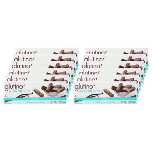 Glutino Gluten-Free Vanilla Milk Chocolate Covered Wafers - Case of 12/4.6 oz - 1 of 4