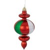 Northlight 8ct Traditional Colors Shatterproof Finial Christmas Ornaments, 6" - 3 of 4