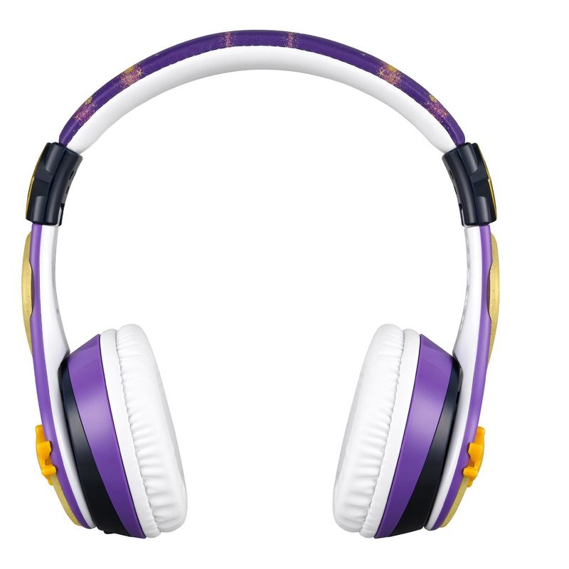 eKids Disney Wish Bluetooth Headphones for Kids, Over Ear Headphones with Microphone - Purple (WH-B52.FXV23MX), 3 of 6