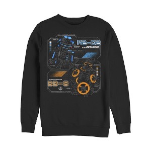 Men's Star Wars The Last Jedi Droid Schematics Sweatshirt - 1 of 3