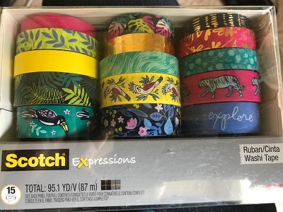 Scotch Expressions Glitter Tape Multi-Pack, 10 Rolls 