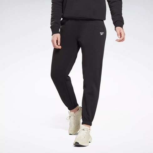 Reebok Identity Fleece Joggers Womens Athletic Pants X Large Black