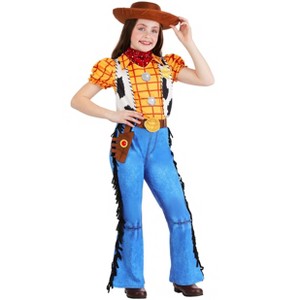 HalloweenCostumes.com Pixar Toy Story Girl's Woody Costume | Disney Costumes - 1 of 4