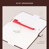Lined Journal Notebook, A5 8.3 x 5.8 inch 160 Lined Pages, Hardcover Leather Writing Journals for Women, Men, 120 GSM Thick Paper, Gifts Box Included - 4 of 4