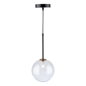 Artcraft Lighting Aurelia 1 - Light Pendant in  Matte Black/Brass - 1 of 4