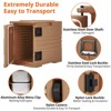 Portable Food Warmer, 82 Qt Hot Box, Large Inner Capacity, Orienteering Wheel, Compatible with 3/6" or 6/2.5" Plates, for Parties, Travel - 2 of 4