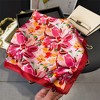 Anna-Kaci Women's Abstract Floral Scarf with Vibrant Watercolor Print 27×27 Inches - 2 of 4