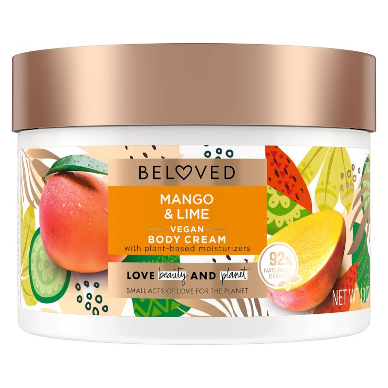 Beloved Mango &#38; Lime Vegan Body Cream - 10oz, 3 of 8