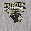 Purdue University Northwest Official Distressed Primary Logo Unisex Adult T Shirt - 2 of 4