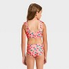 Girls' 3pc Splashberry Fun Bikini Short Set - Cat & Jack™ Light Pink - 2 of 4