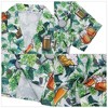 Clearlove Men's Hawaiian Shirt Short Sleeves Printed Button Down Summer Beach Dress Shirts - 4 of 4