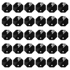 Unique Bargains Crystal Pendants Octagon Beads for DIY Lamp Arts Crafts Decoration 60 Pcs - 1 of 4