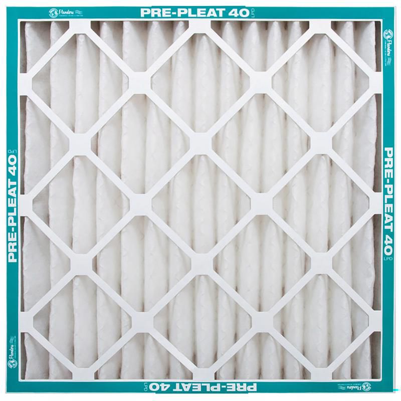 AAF Flanders Pre-Pleat 18 in. W X 14 in. H X 1 in. D Synthetic 8 MERV Pleated Air Filter (Pack of 12), 1 of 2