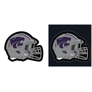 Evergreen Ultra-Thin Edgelight LED Wall Decor, Helmet, Kansas State University- 19.5 x 15 Inches Made In USA - 1 of 2