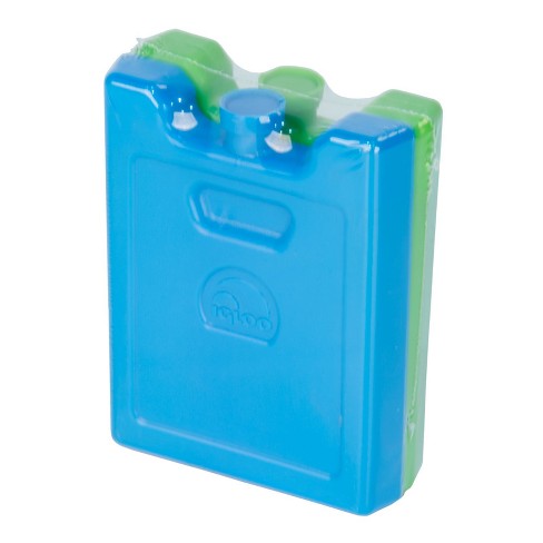 Igloo Freeze & Re-Use Ice Block 2pk - Blue & Green ~ 4.25X.812X5.25 NEW