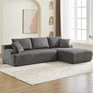 106" Modular Sectional Couch with L-Shape Left Chaise, Modern Boneless Couches for Living Room, No Assembly Required - 1 of 4