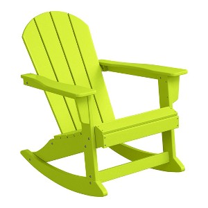 WestinTrends  Outdoor Patio Porch Rocking Adirondack Chair - 1 of 4