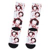IT Socks Chapter 2 Pennywise Blood Spatter Sublimated Crew Socks - 2 of 4