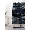 Deny Designs 21"x34" UtArt Midnight Marble Deep Ocean Waves Memory Foam Bath Rug Navy : Microfiber, Machine Washable, Non-Slip Backing - 2 of 3